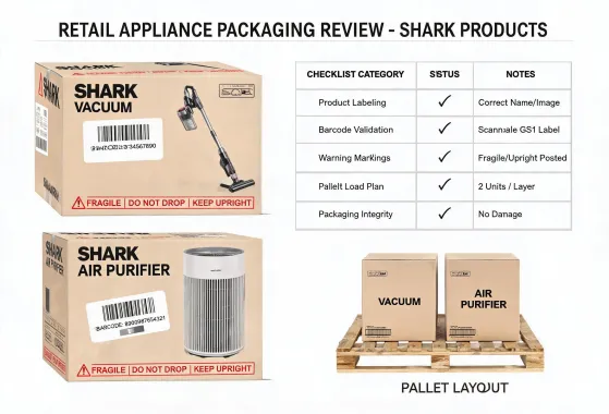 Retail appliance packaging review